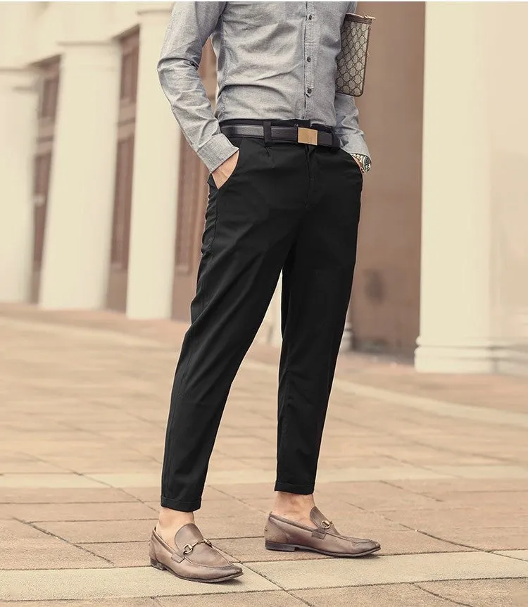 Men's Autumn Casual Slim Ankle-Length Pants