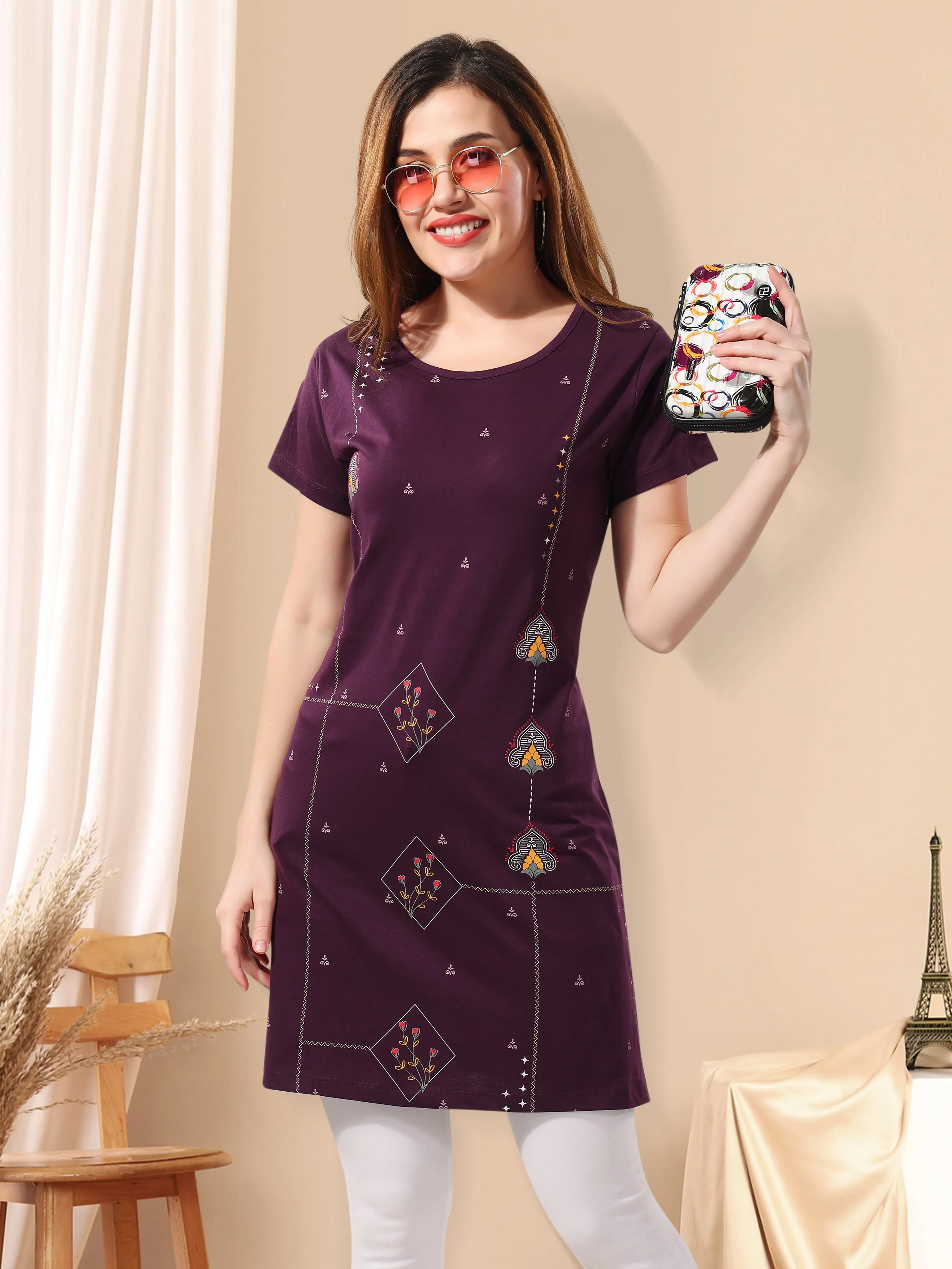 Women’s Regular Sleeve Printed Long Top